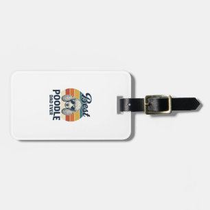 Best Poodle Dad Ever Vintage Engraved Dog Shirt_1 Luggage Tag