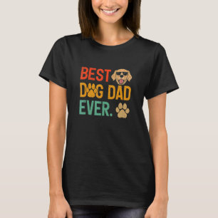 Best Poodle Dog Dad Ever Poodle Dad Father's Day T-Shirt