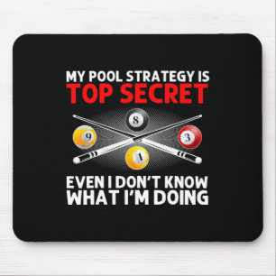 Best Pool Design For Men Women Billiards Lover Poo Mouse Pad