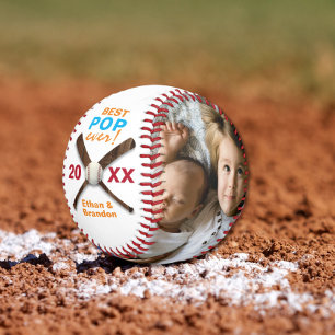 Best Pop Ever Photo Father's Day Baseball