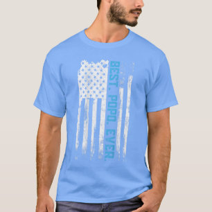 Best Popo Ever American USA Fathers Day gift for P T-Shirt