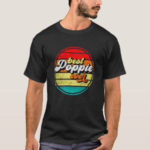 Best Poppie Ever Father s Day Grandpa Vintage Retr T-Shirt