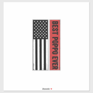 Best Poppo Ever Patriotic Flag Vintage Graphic_1