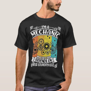 Best Present For Diesel Mechanic Engineer Handyman T-Shirt
