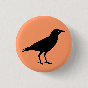 Best Price Black Crow Halloween 3 Cm Round Badge