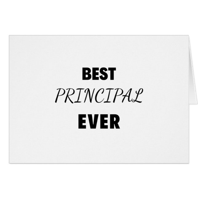 Best Principal Ever 2 (Front Horizontal)