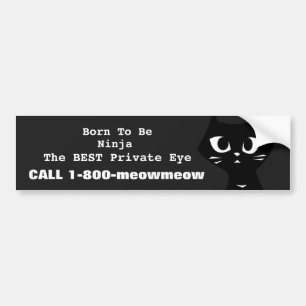 Best Private Eye Call Bumper Sticker