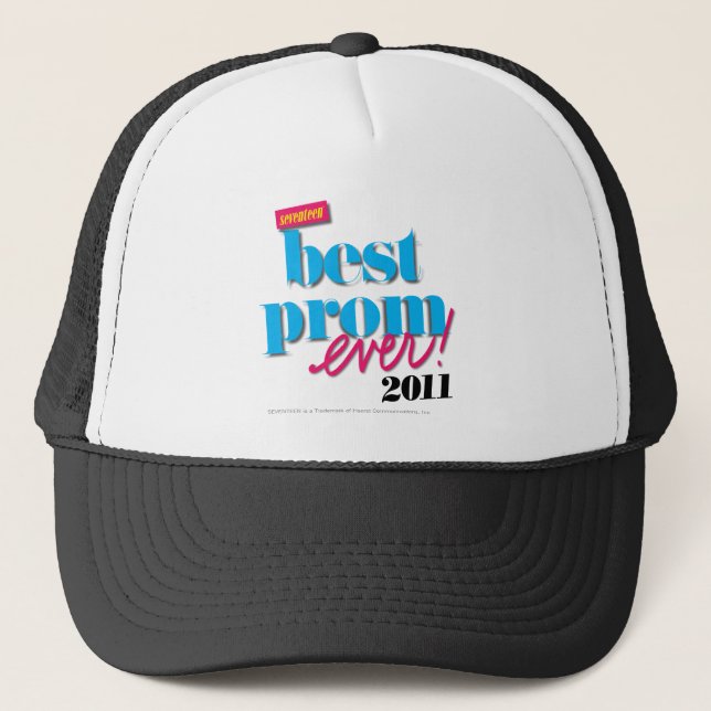 Best Prom Ever - Aqua Trucker Hat (Front)