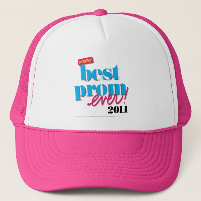 Best Prom Ever - Aqua Trucker Hat (Front)