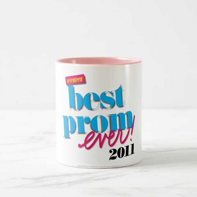Best Prom Ever - Aqua Two-Tone Coffee Mug (Center)