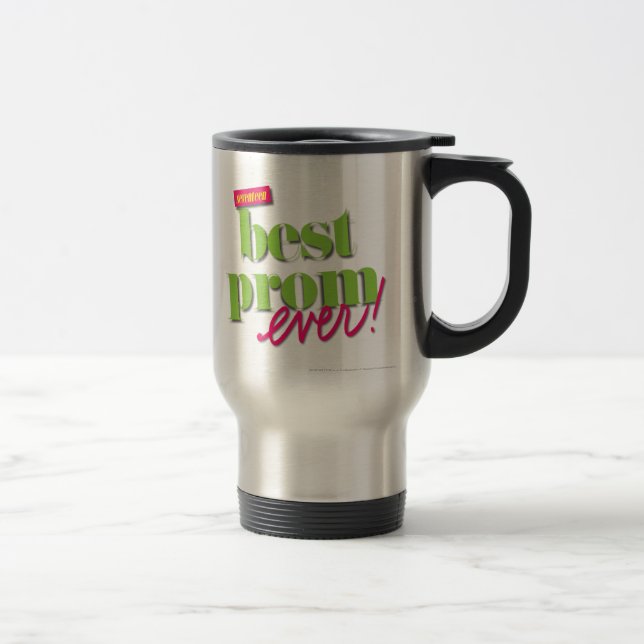 Best Prom Ever - Green Travel Mug (Right)