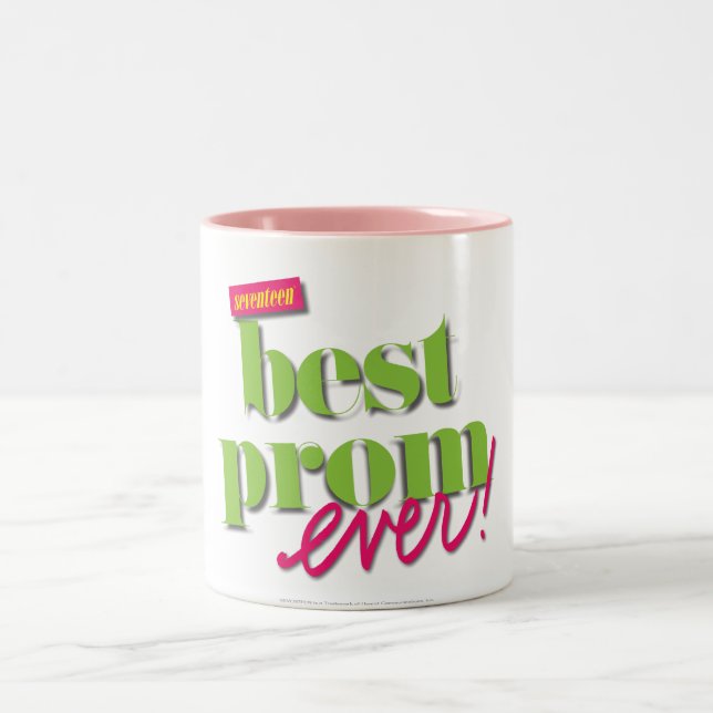 Best Prom Ever - Green Two-Tone Coffee Mug (Center)