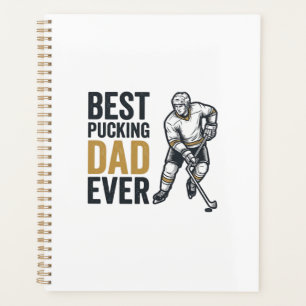 Best Pucking Dad Ever Hockey Dad Shirt Design_1 Planner