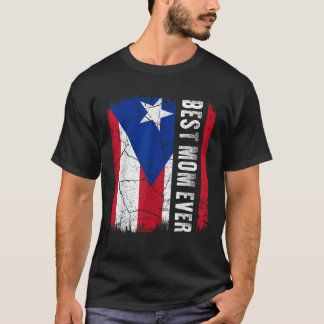 Best Puerto Rican Mum Ever Puerto Rico Flag Mother T-Shirt