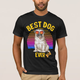 Best Pug Dog Ever Retro T-Shirt