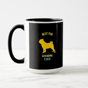 Best pug granma ever cute dog pet pet mug
