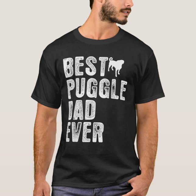 Best PUGGLE DAD Ever  T-Shirt (Front)