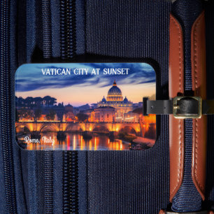 Best quiet places in italy luggage tag