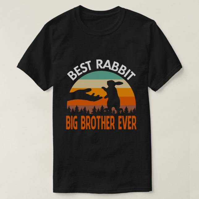 Best Rabbit BIG BROTHER EVER Vintage T-Shirt (Design Front)