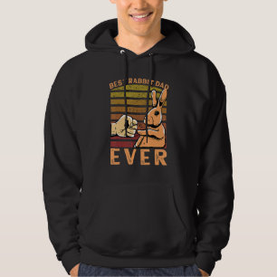 Best Rabbit Dad Ever Rabbit Owner Easter Bunny Hoodie