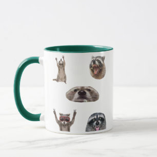 Best Raccoon Meme Compilation Funny Meme Set Mug