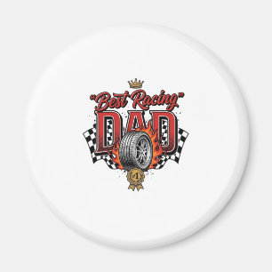 Best Racing Dad Vintage Tire Father’s Day Magnet