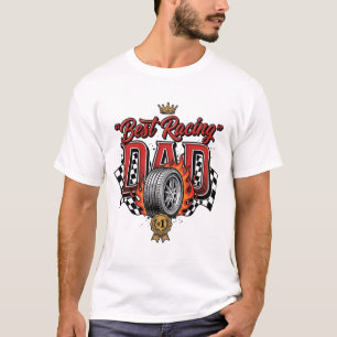 Best Racing Dad Vintage Tire Father’s Day T-Shirt