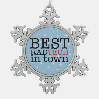 Best Rad Tech in Town Christmas Ornament