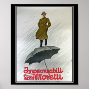 Best Raincoat Vintage Poster
