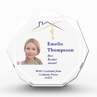 Best Realtor Award Personalised Photo Block