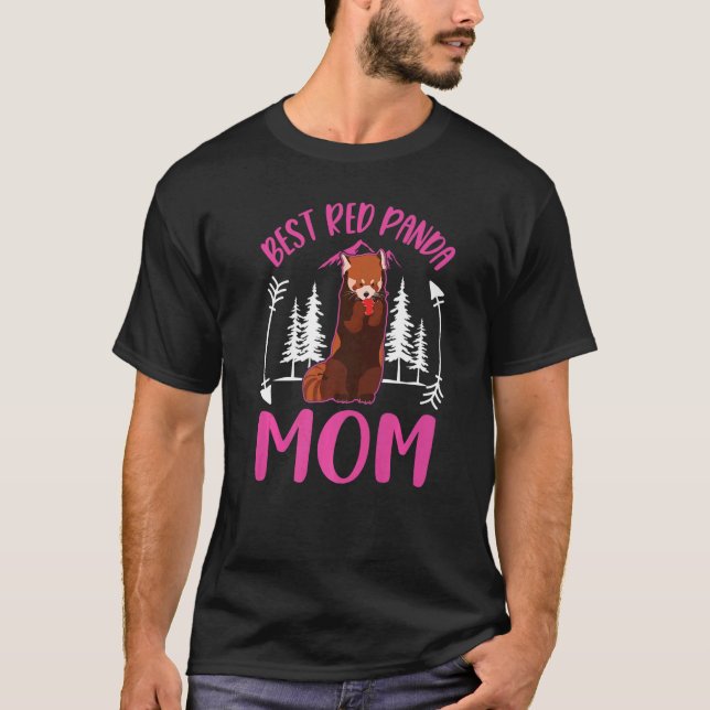 Best Red Panda Mom Ever   T-Shirt (Front)