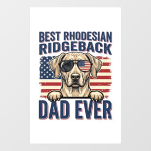 Best Rhodesian Ridgeback Dad Ever Vintage Dog Shir