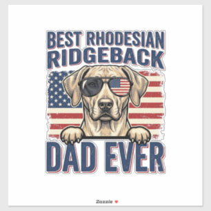 Best Rhodesian Ridgeback Dad Ever Vintage Dog Shir