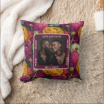 Best Romantic Marriage Throw Pillow For Spouse<br><div class="desc">Capture the essence of your relationship with this romantic floral throw pillow,  uniquely designed to highlight a couple’s shared history and deep connection.</div>