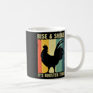 Best Rooster Design For Men Women Kids Chicken Roo Coffee Mug