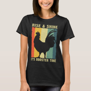 Best Rooster Design For Men Women Kids Chicken Roo T-Shirt