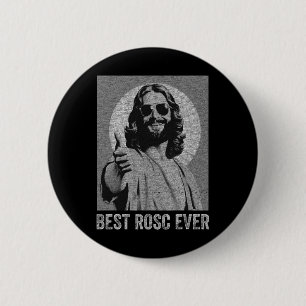 Best Rosc Ever Fun Easter Jesus Nurse Doctor Surge 6 Cm Round Badge