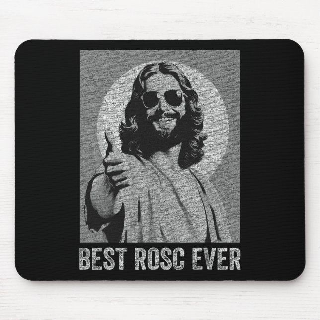 Best Rosc Ever Fun Easter Jesus Nurse Doctor Surge Mouse Pad (Front)