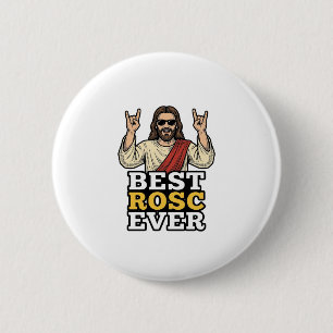 Best Rosc Ever Vintage Rock Hand Religious Shirt_1 6 Cm Round Badge