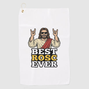 Best Rosc Ever Vintage Rock Hand Religious Shirt_1 Golf Towel