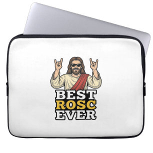 Best Rosc Ever Vintage Rock Hand Religious Shirt_1 Laptop Sleeve