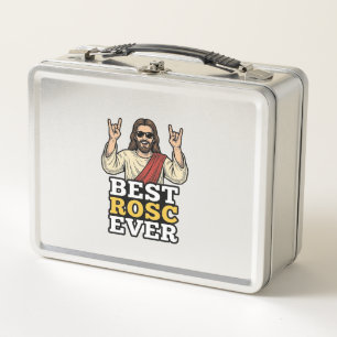 Best Rosc Ever Vintage Rock Hand Religious Shirt_1 Metal Lunch Box