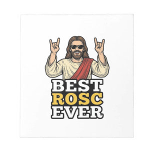 Best Rosc Ever Vintage Rock Hand Religious Shirt_1 Notepad