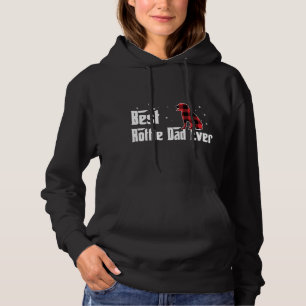 Best Rottie Dad Ever Red Plaid Christmas For Dog L Hoodie