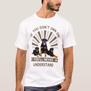 Best Rottweiler Art For Men Women Kids Rottie Rott T-Shirt