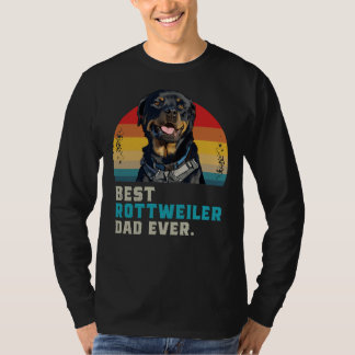 Best Rottweiler Dad Ever 45 T-Shirt