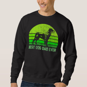 Best Rottweiler Dog Dad Ever Silhouette Sunset Sweatshirt