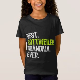 Best Rottweiler Grandma Ever Dog Lover T-Shirt