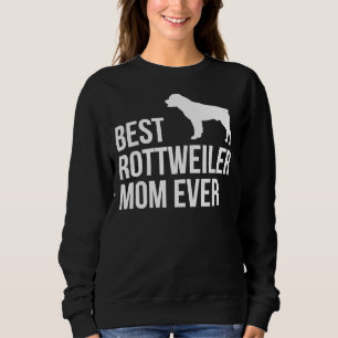 Best Rottweiler Mom Girls Women Rottie Sweatshirt
