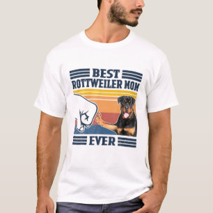 Best Rottweiler Mum Ever Funny Dog Mum Mothers Gif T-Shirt